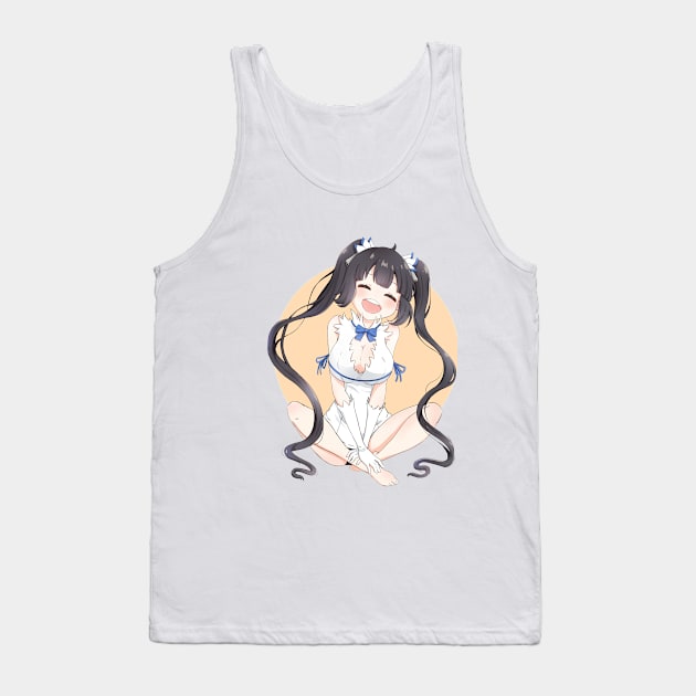 Hestia DanMachi Tank Top by Beastlykitty